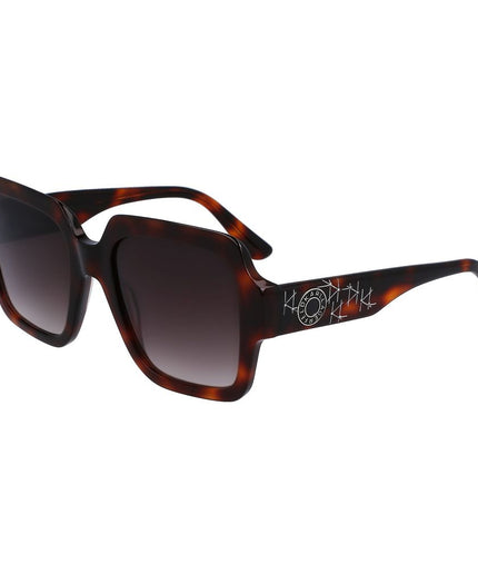 Karl Lagerfeld Brown Acetate Sunglasses