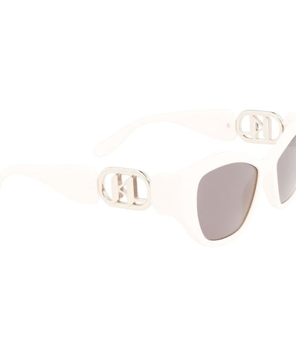 Karl Lagerfeld White Injected Sunglasses