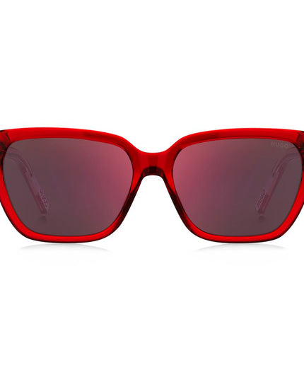 Hugo Boss Red Acetate Sunglasses