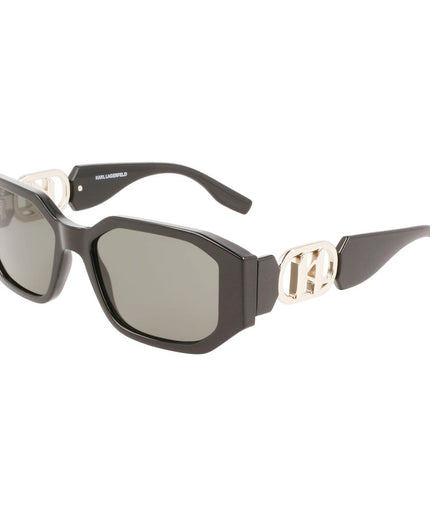 Karl Lagerfeld Black Injected Sunglasses