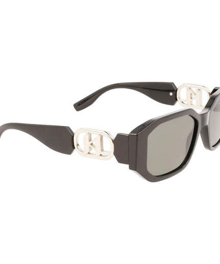 Karl Lagerfeld Black Injected Sunglasses