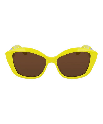 Karl Lagerfeld Yellow Injected Sunglasses