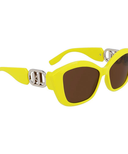 Karl Lagerfeld Yellow Injected Sunglasses