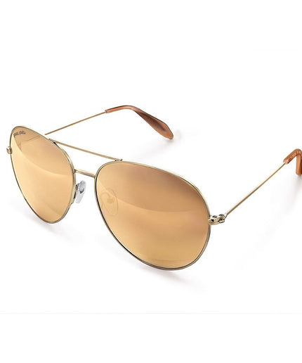 Folli Follie Gold Metal Sunglasses