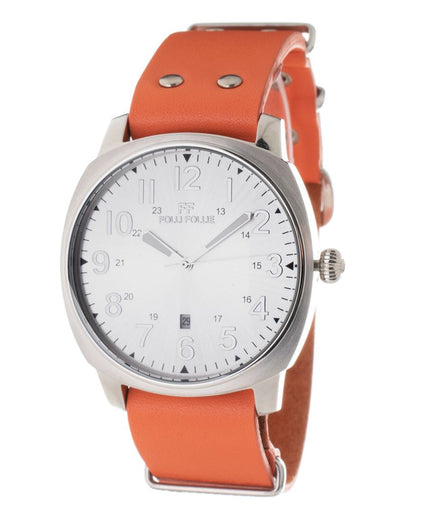 Folli Follie Orange Leather Watch