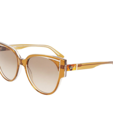 Karl Lagerfeld Brown Acetate Sunglasses