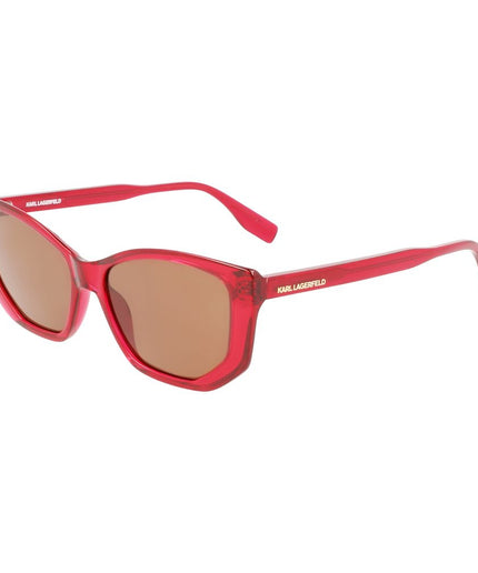 Karl Lagerfeld Red Injected Sunglasses