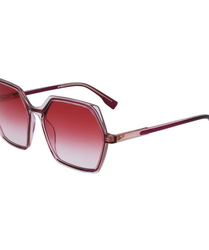 Karl Lagerfeld Red Injected Sunglasses