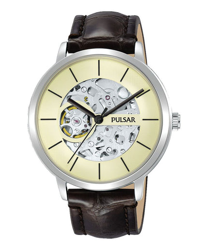 Pulsar Brown Leather Watch