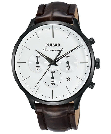 Pulsar Brown Leather Watch