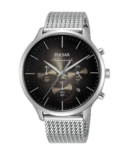 Pulsar Gray Stainless Steel Watch