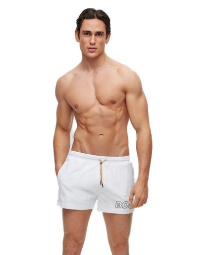 Hugo Boss White Polyamide Swimwear