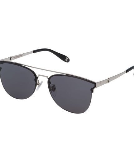 Carolina Herrera NY Silver Metal Sunglasses