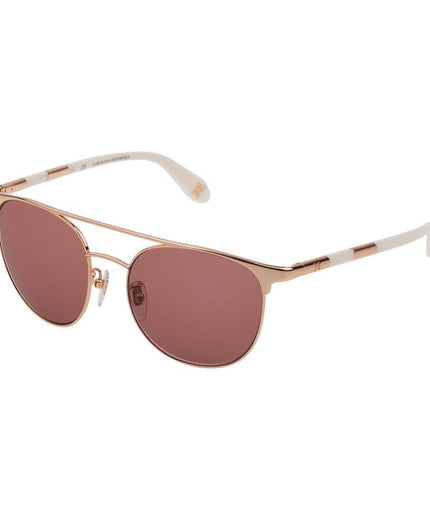 Carolina Herrera NY Orange Metal Sunglasses