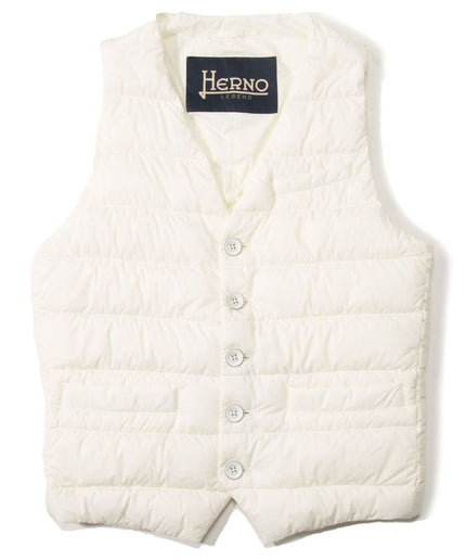 Herno White Polyamide Vest