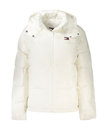 Tommy Hilfiger White Polyester Jackets & Coat