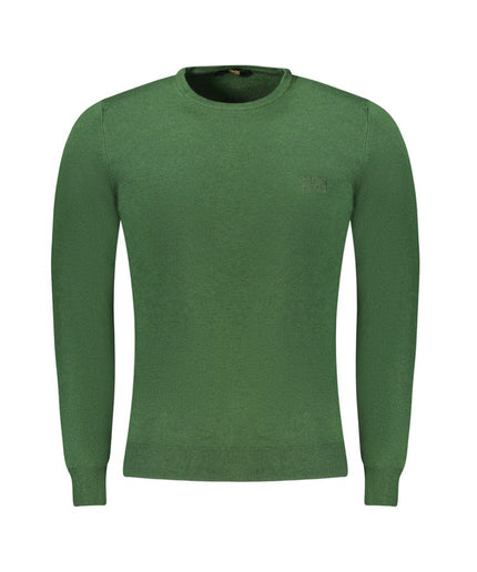 Cavalli Class Green Polyester Sweater