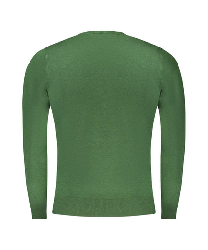 Cavalli Class Green Polyester Sweater