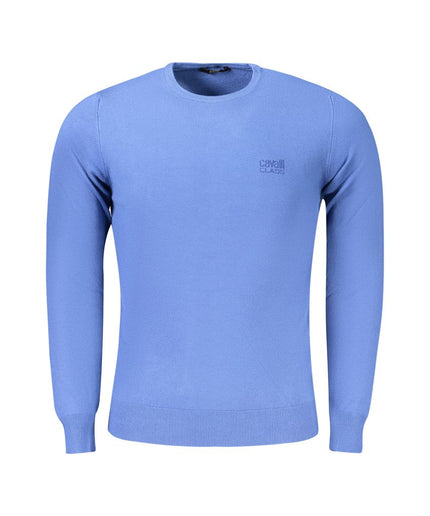 Cavalli Class Blue Polyester Sweater