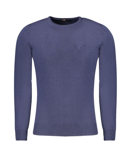 Cavalli Class Blue Polyester Sweater