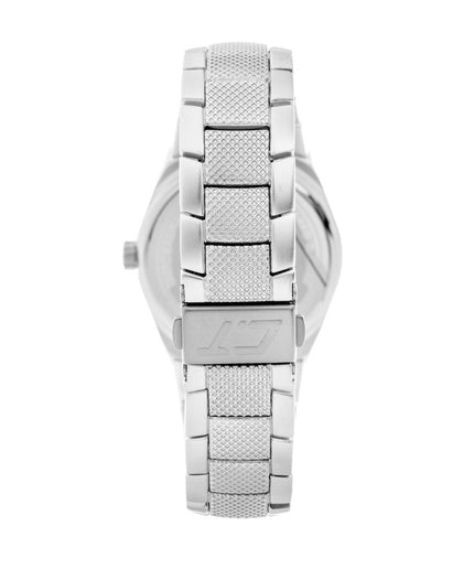 Chronotech Silver Steel Watch