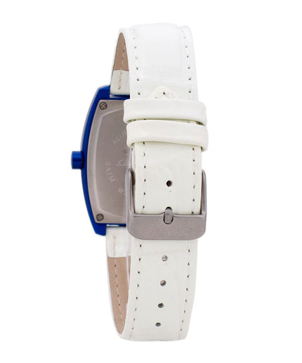 Chronotech White Leather Watch