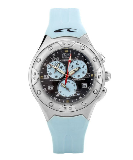 Chronotech Blue Rubber Watch