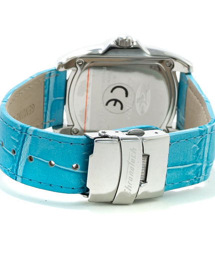 Chronotech Blue Leather Watch