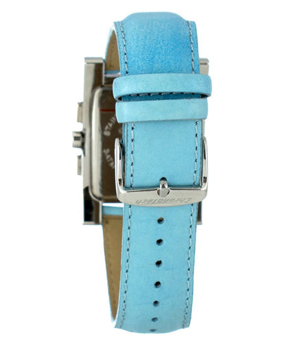 Chronotech Blue Leather Watch