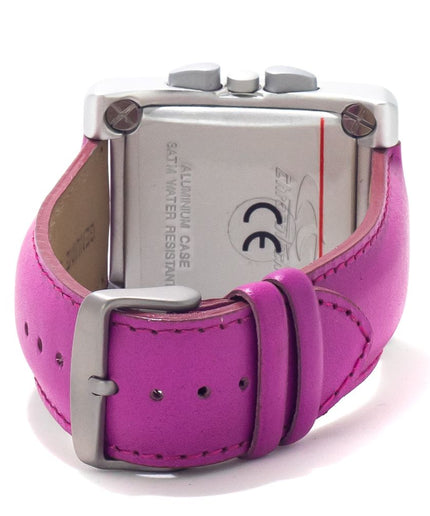 Chronotech Purple Leather Watch