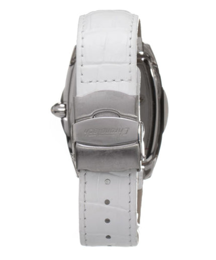 Chronotech White Leather Watch