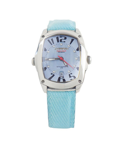 Chronotech Blue Leather Watch