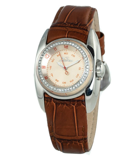 Chronotech Brown Leather Watch