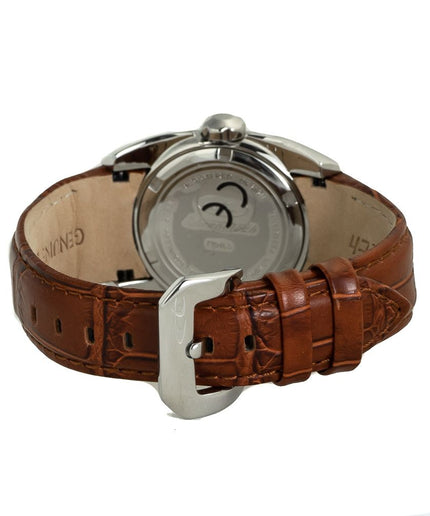 Chronotech Brown Leather Watch