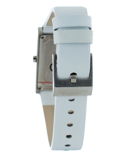 Chronotech White Leather Watch