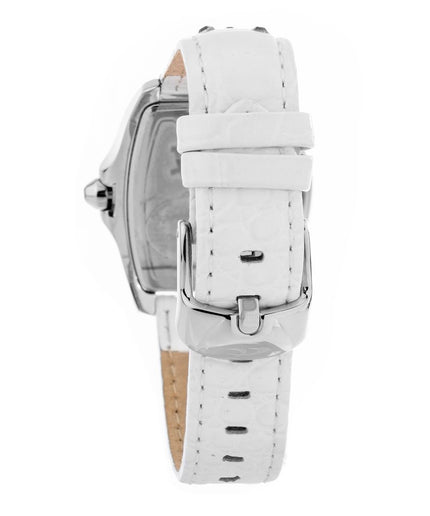 Chronotech White Leather Watch