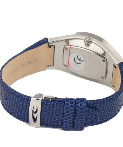 Chronotech Blue Leather Watch