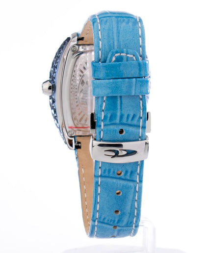 Chronotech Blue Leather Watch