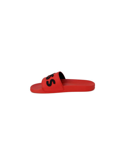 Hugo Boss Red Polyethylene Sandal