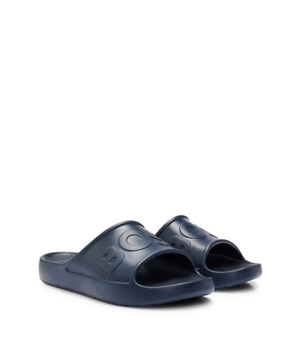 Hugo Boss Blue Rubber Sandal