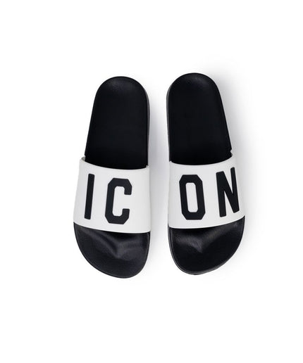 Icon White Rubber Sandal