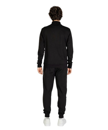 EA7 Emporio Armani Black Cotton Sweatsuit