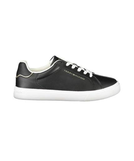 Tommy Hilfiger Black Polyester Sneaker