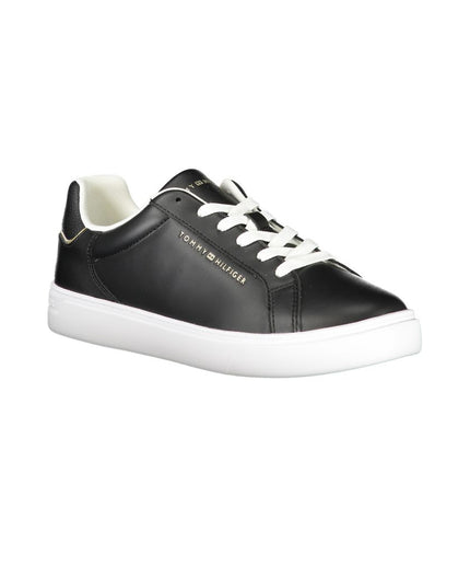 Tommy Hilfiger Black Polyester Sneaker