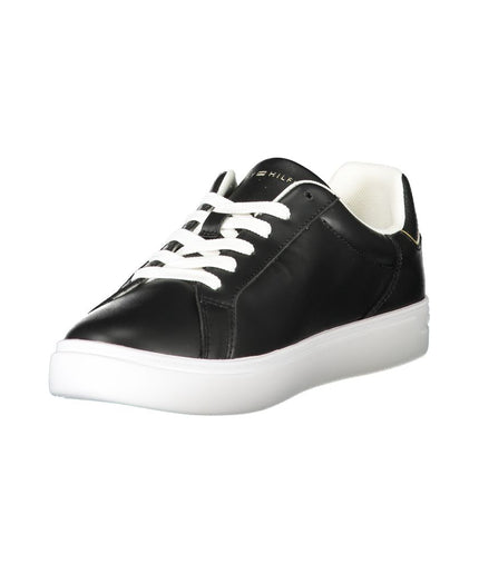 Tommy Hilfiger Black Polyester Sneaker