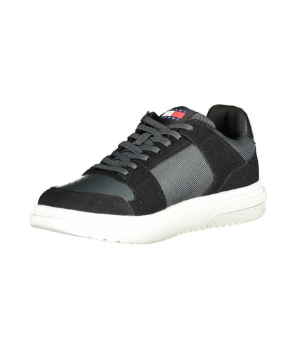 Tommy Hilfiger Black Polyester Sneaker