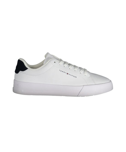 Tommy Hilfiger White Polyester Sneaker