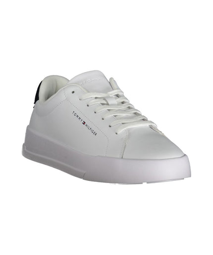 Tommy Hilfiger White Polyester Sneaker