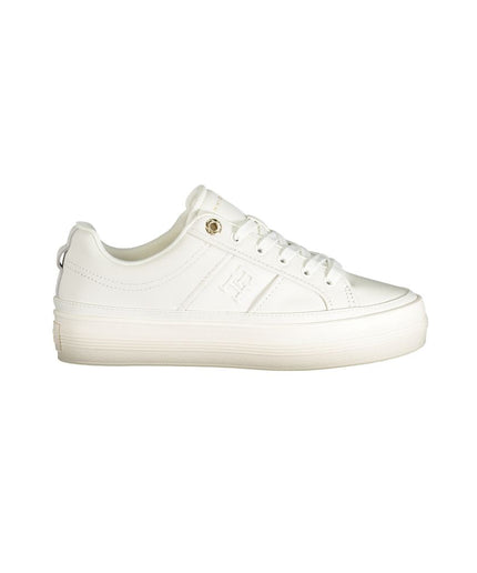 Tommy Hilfiger White Polyester Sneaker