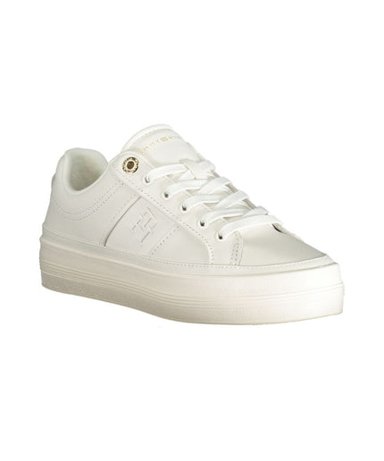 Tommy Hilfiger White Polyester Sneaker